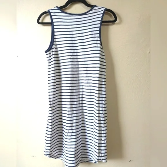 ROXY T-Shirt Dress, Softest Cotton! 🥰 Striped Blue and White, Size XS - Picture 2 of 6